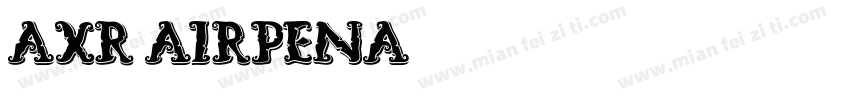 Axr airpena字体转换